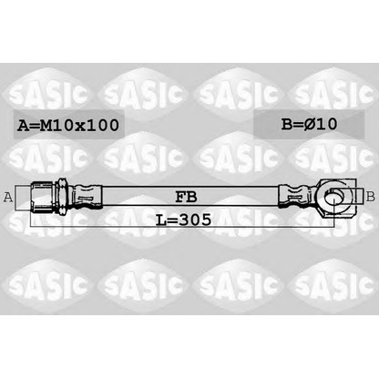 Photo Flexible de frein SASIC SBH6368