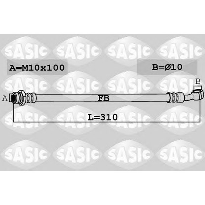 Photo Brake Hose SASIC 6606212