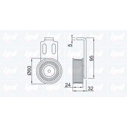 Foto Rullo tenditore, Cinghia Poly-V IPD 140424