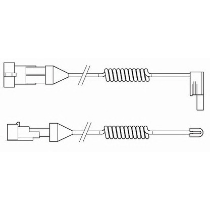 Photo Warning Contact Set, brake pad wear BERAL UAI105