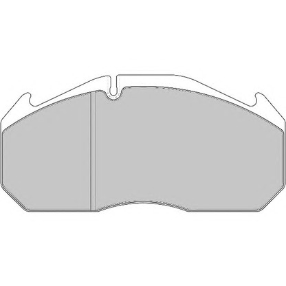 Photo Brake Pad Set, disc brake DURON DCV1583B