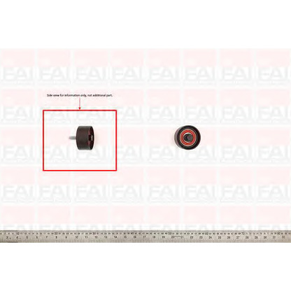 Photo Tensioner Pulley, timing belt FAI T9246