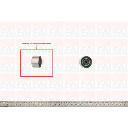 Photo Deflection/Guide Pulley, timing belt FAI T9281