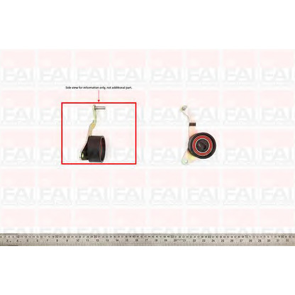 Photo Tensioner Pulley, timing belt FAI T9283