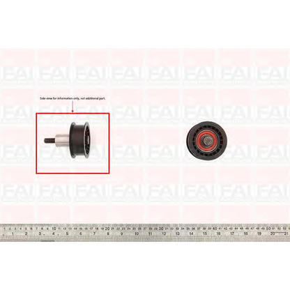 Photo Deflection/Guide Pulley, timing belt FAI T9358
