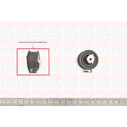 Photo Tensioner Pulley, timing belt FAI T9363
