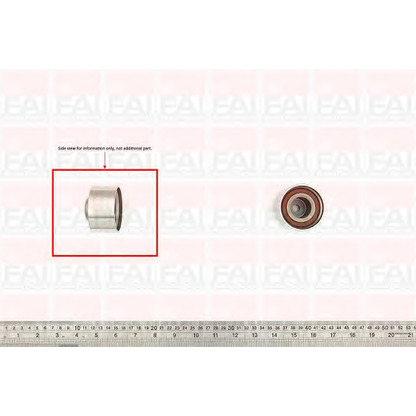Photo Deflection/Guide Pulley, timing belt FAI T9427