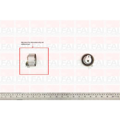 Photo Tensioner Pulley, timing belt FAI T9514