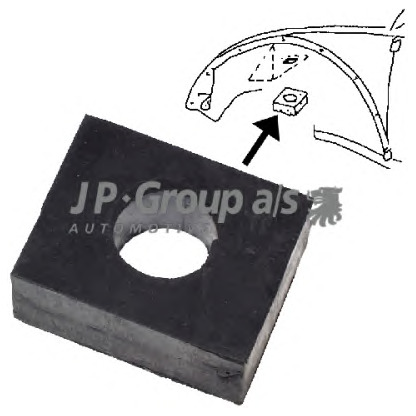 Photo Mounting, support frame/engine carrier JP GROUP 8184000106