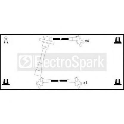 Фото Комплект проводов зажигания STANDARD OEK500