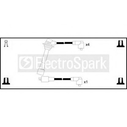 Фото Комплект проводов зажигания STANDARD OEK104