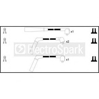 Photo Ignition Cable Kit STANDARD OEK312