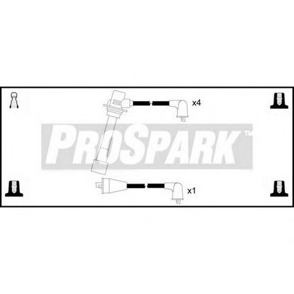 Zdjęcie Zestaw przewodów zapłonowych STANDARD OES703