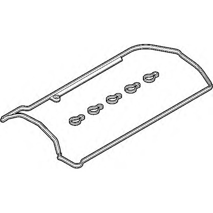 Photo Gasket, cylinder head cover ELRING 330370