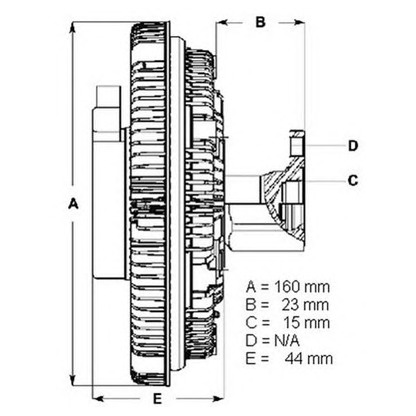 Photo Embrayage, ventilateur de radiateur BERU LK045