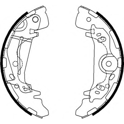 Photo Brake Shoe Set PAGID H1766