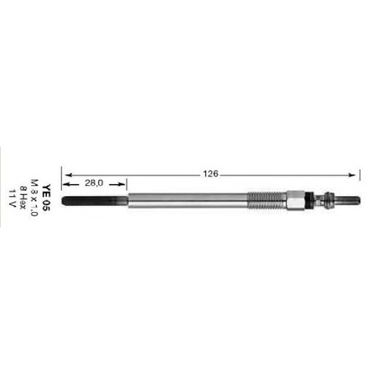 Photo Glow Plug NGK 5207