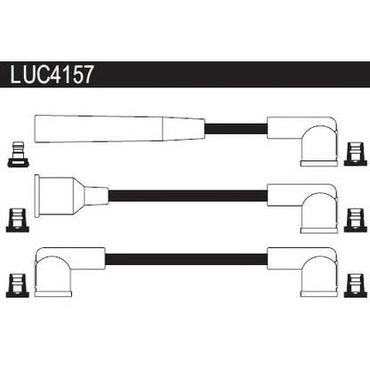 Фото Комплект проводов зажигания LUCAS LUC4157