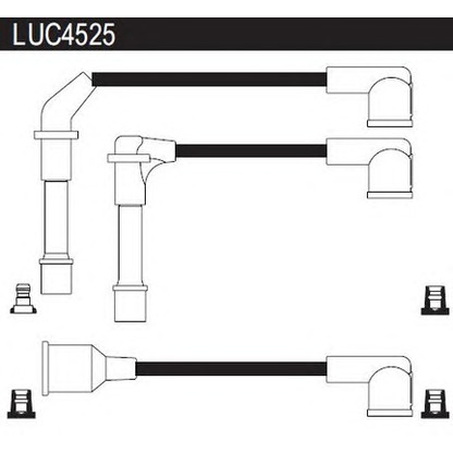 Zdjęcie Zestaw przewodów zapłonowych LUCAS LUC4525