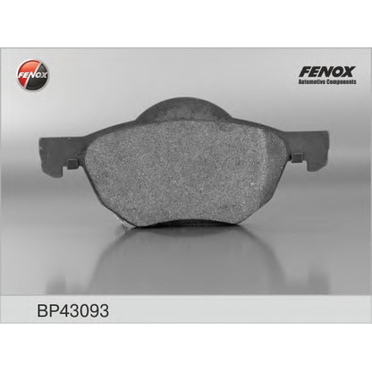 Фото Комплект тормозных колодок, дисковый тормоз FENOX BP43093
