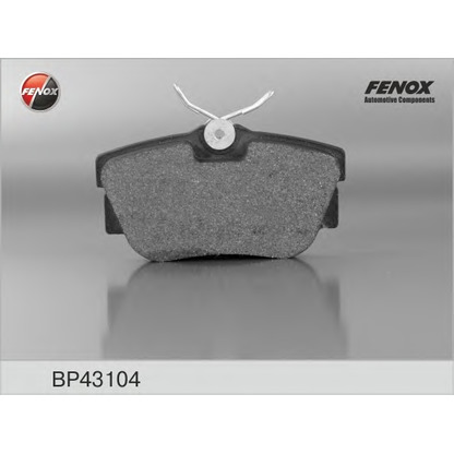 Photo Brake Pad Set, disc brake FENOX BP43104