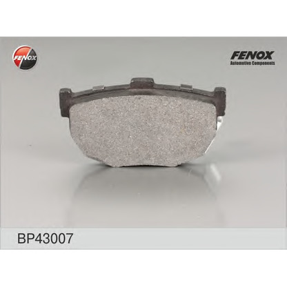 Фото Комплект тормозных колодок, дисковый тормоз FENOX BP43007