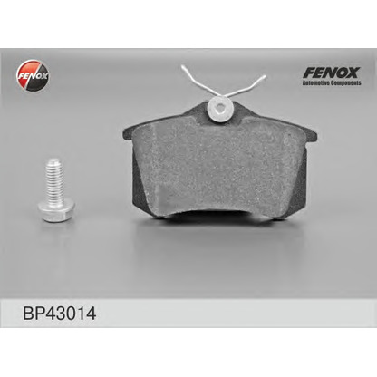 Zdjęcie Zestaw klocków hamulcowych, hamulce tarczowe FENOX BP43014