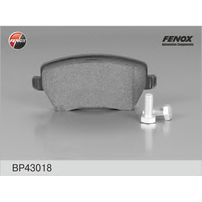 Photo Brake Pad Set, disc brake FENOX BP43018