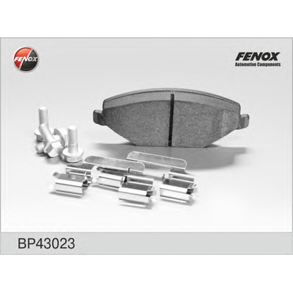 Photo Brake Pad Set, disc brake FENOX BP43023