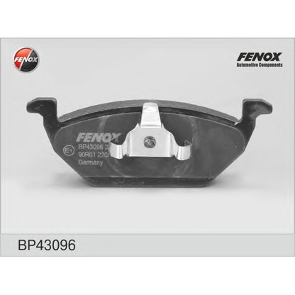 Photo Kit de plaquettes de frein, frein à disque FENOX BP43096