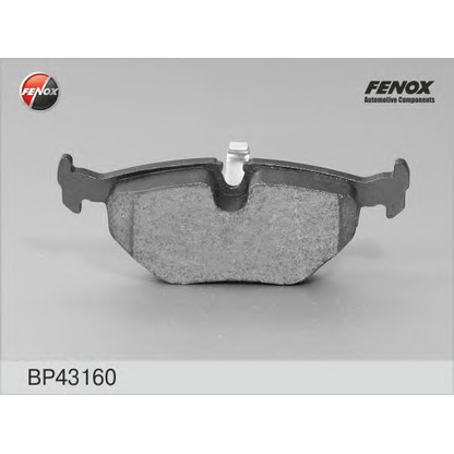 Photo Brake Pad Set, disc brake FENOX BP43160