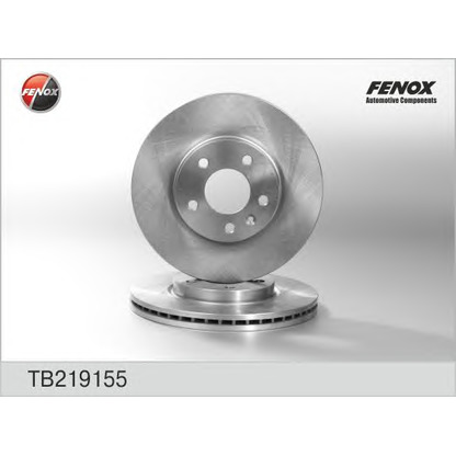 Photo Disque de frein FENOX TB219155