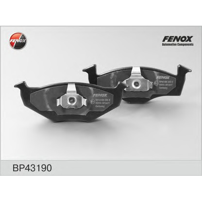Zdjęcie Zestaw klocków hamulcowych, hamulce tarczowe FENOX BP43190