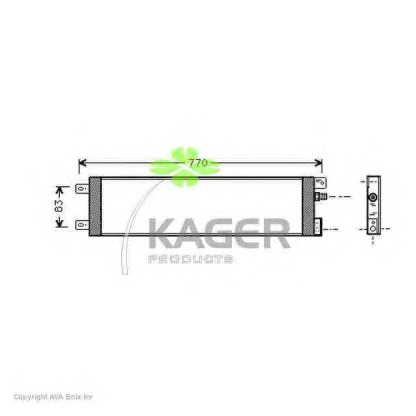 Photo Condenser, air conditioning KAGER 946386