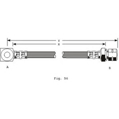 Zdjęcie Przewód hamulcowy elastyczny GIRLING 9004227