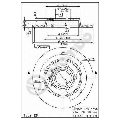 Photo Brake Disc AP 14715V