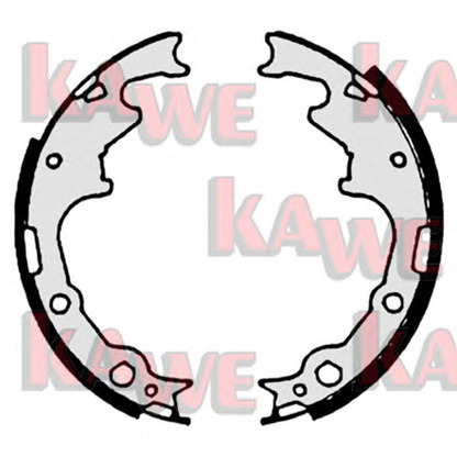 Photo Brake Shoe Set KAWE 07240