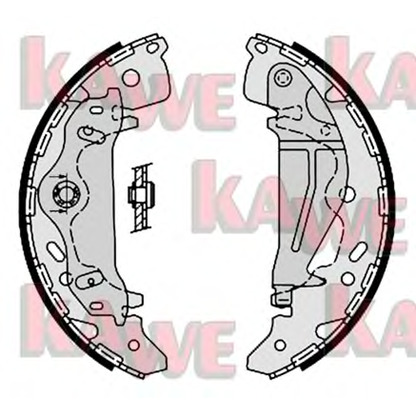 Photo Brake Shoe Set KAWE 09230