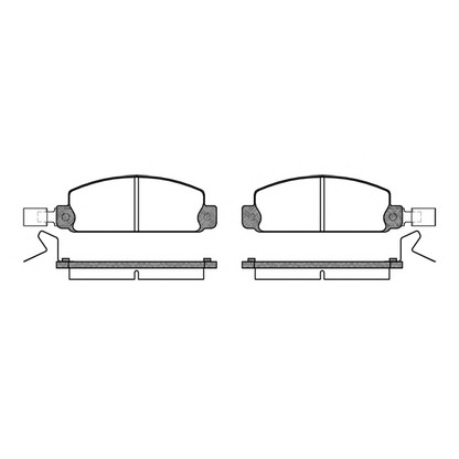 Photo Brake Pad Set, disc brake KAWE 009724