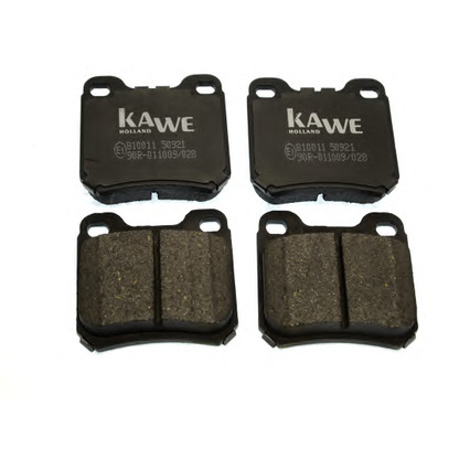 Photo Brake Pad Set, disc brake KAWE 810011
