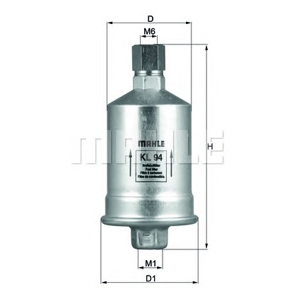 Photo Fuel filter MAHLE KL94