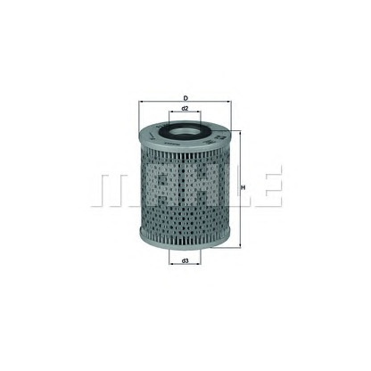 Photo Oil Filter MAHLE OX15D
