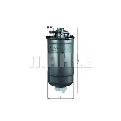Photo Fuel filter MAHLE KL1571D