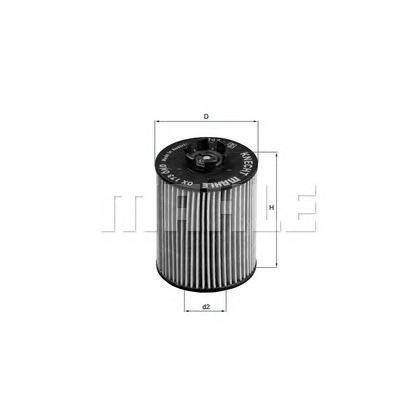 Photo Oil Filter MAHLE OX173D