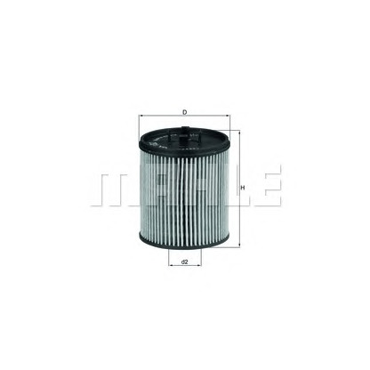 Photo Oil Filter MAHLE OX182D