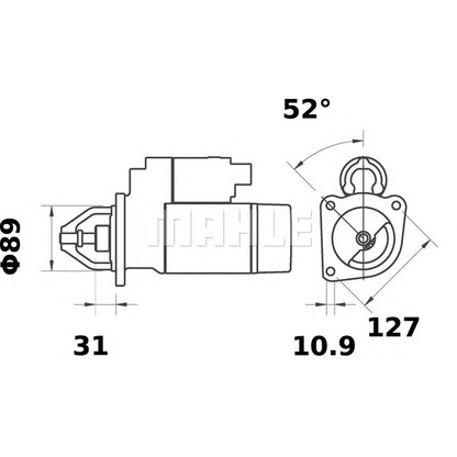 Foto Starter MAHLE MS220