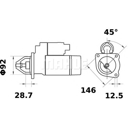 Photo Démarreur MAHLE MS51