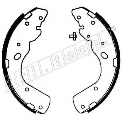 Photo Brake Shoe Set fri.tech. 1040156