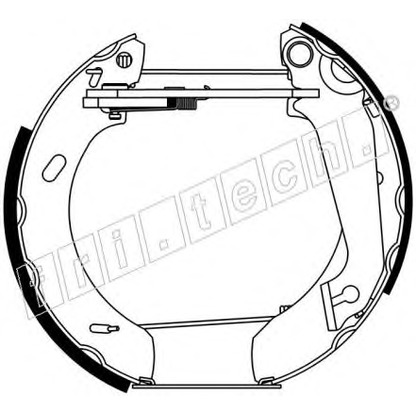 Foto Juego de zapatas de frenos fri.tech. 16265