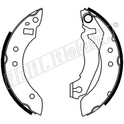 Фото Комплект тормозных колодок fri.tech. 17005